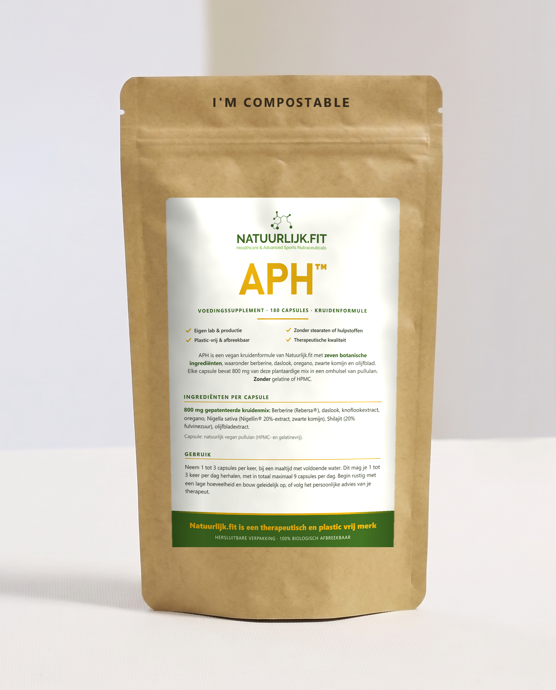 APH in composteerbare kraft stazak