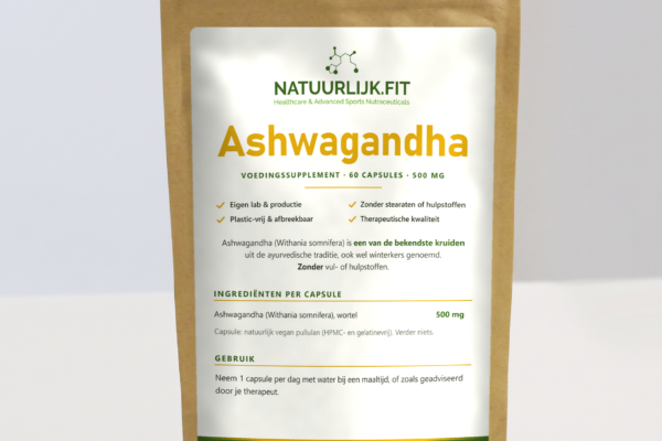 Ashwagandha 500mg | 60 capsules in composteerbare kraft stazak
