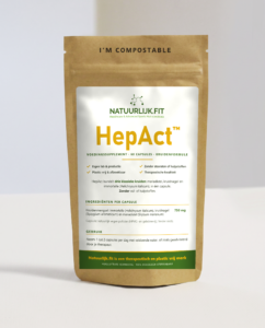 HepAct Kruidenformule voor de lever in composteerbare kraft stazak