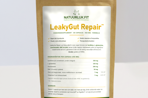 LeakyGutRepair Caps in composteerbare kraft stazak