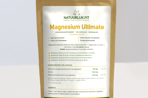 Magnesium Ultimate in composteerbare kraft stazak